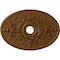 Ekena Millwork Alexa Medallion (Canopies up to 5 5/8"), 30 3/4"W x 21 1/4"H x 3 7/8"ID x 1 5/8"P, Smokey Topaz CM21X30ALSTF - alternate 1